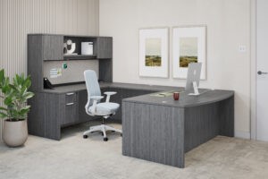 Bow Front U Desk
