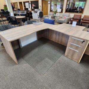 Inside view of the Ryker L-shaped desk.