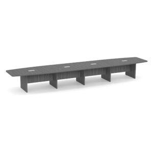 20' Boat-Shaped Conference Table