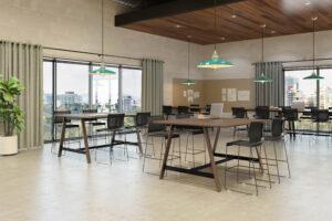 Standing-Height 4-Person Project Table